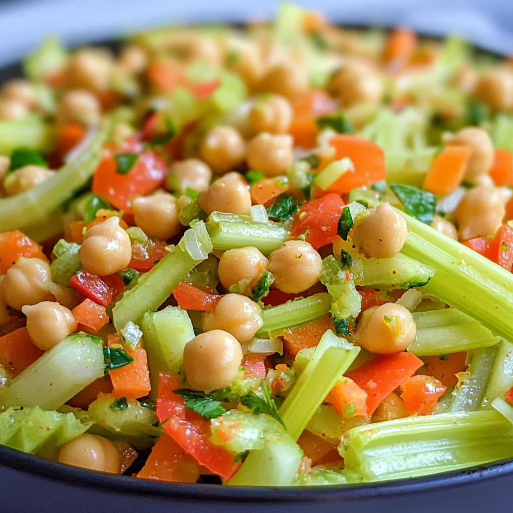 Chickpea Celery Salad
