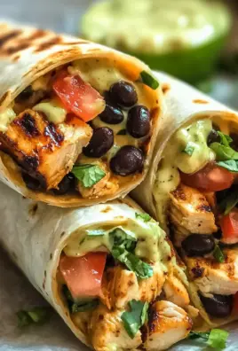 Chipotle Ranch Grilled Chicken Burrito