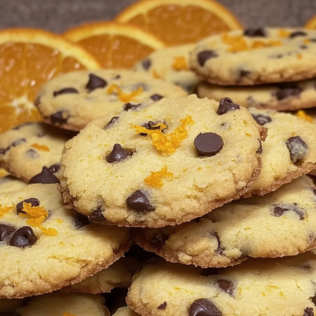 Chocolate orange shortbread