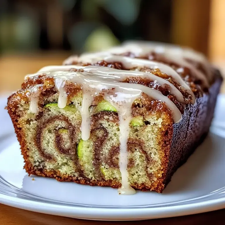 Cinnamon Roll Zucchini Bread