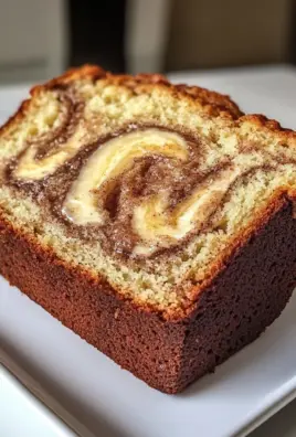 Cream Cheese Cinnamon Swirl Banana Bread