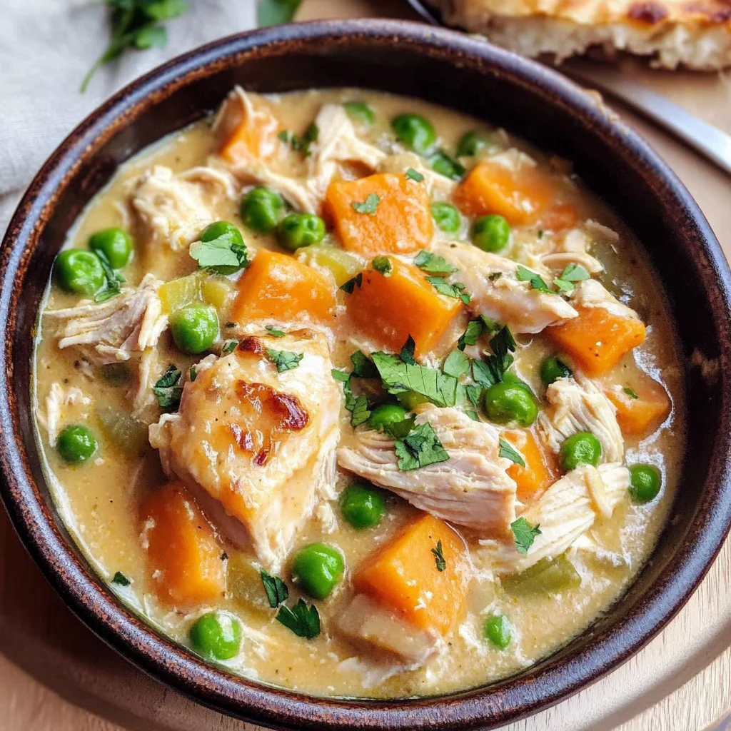 Crustless Chicken Pot Pie