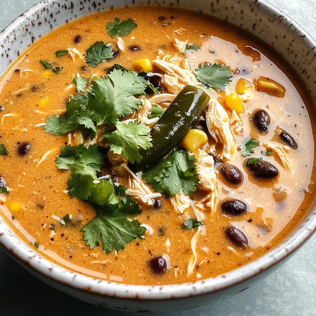 Easy Chicken, Poblano, and Black Bean Soup (Small Batch)