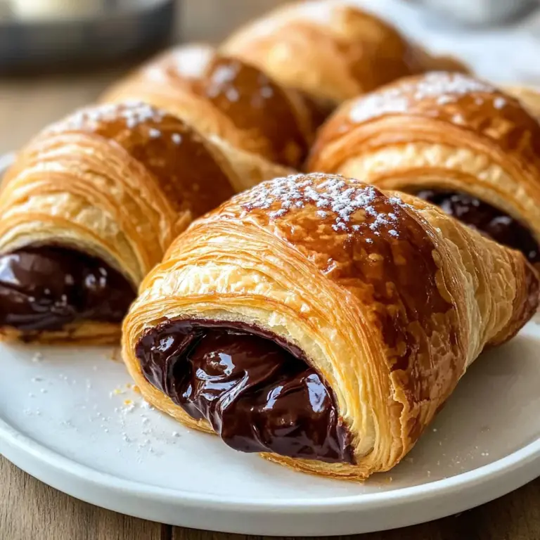 Easy Chocolate Croissants: Bakery Bliss at Home