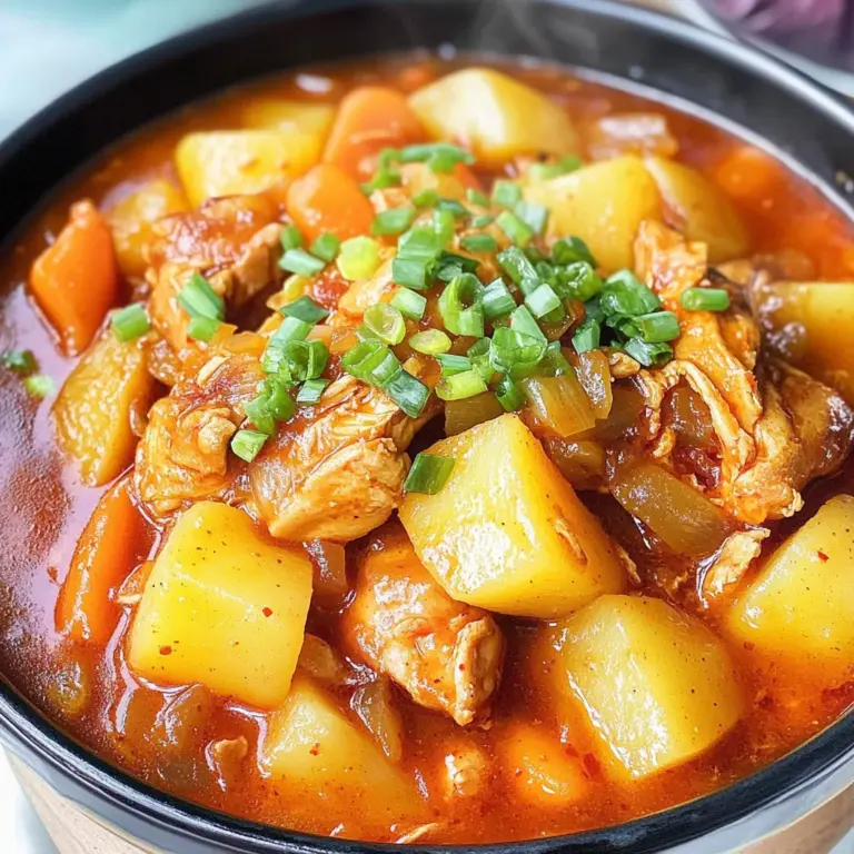 Easy Dakbokkeumtang (Korean Chicken Stew)