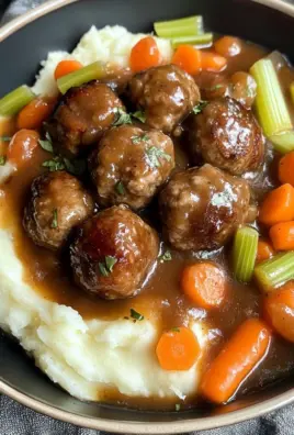 Easy Frozen Meatball Pot Roast (Slow Cooker Dinner Recipe)