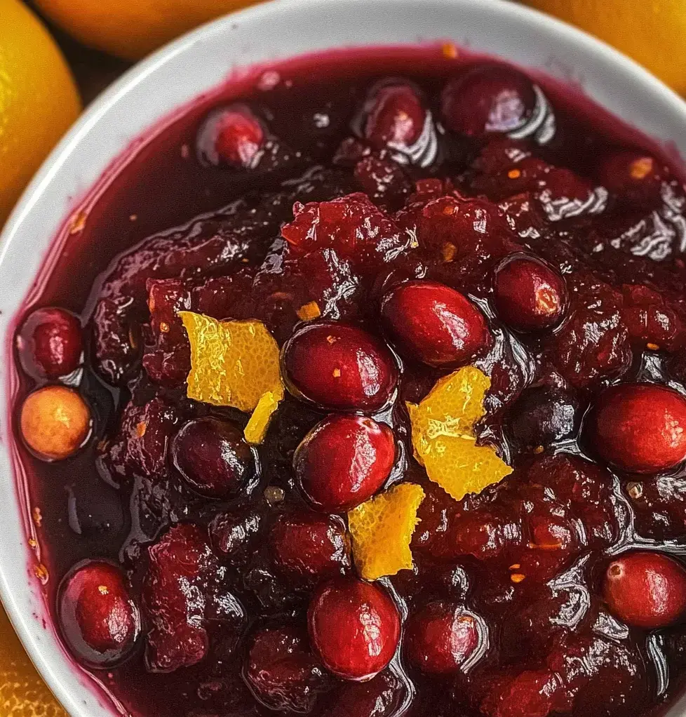 Easy Homemade Fresh Cranberry Orange Sauce Recipe