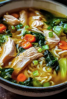 Ginger Garlic Chicken Noodle Soup: An Incredible Ultimate Recipe for Comfort