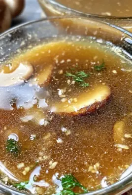 Ginger Garlic Mushroom Broth