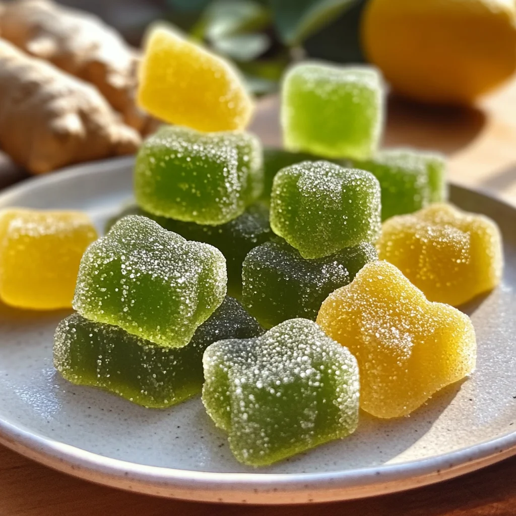 Green Tea, Lemon & Ginger Gummies
