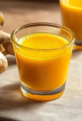 Homemade Ginger and Turmeric Immunity Shots