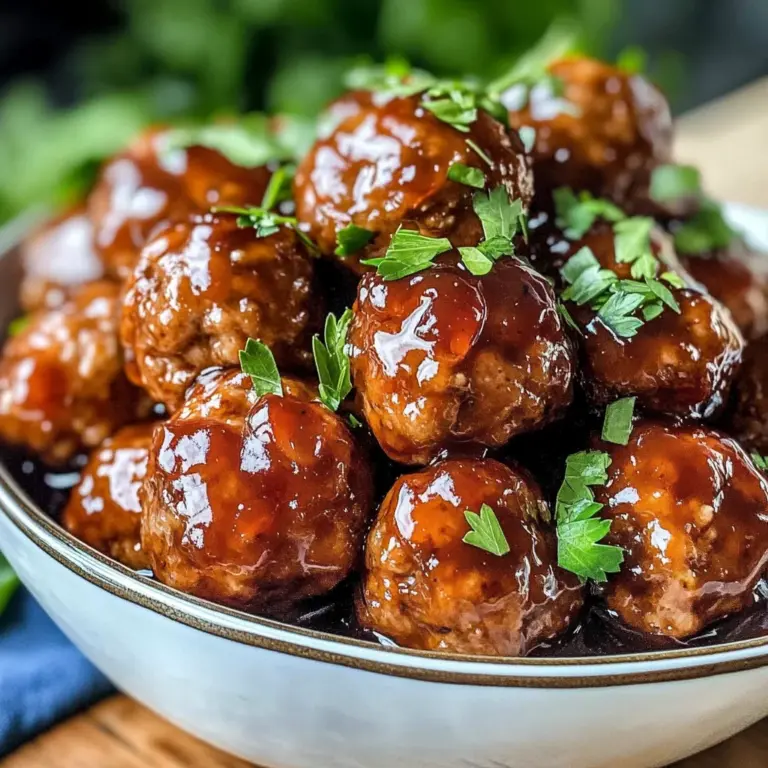 Honey BBQ Crockpot Meatballs