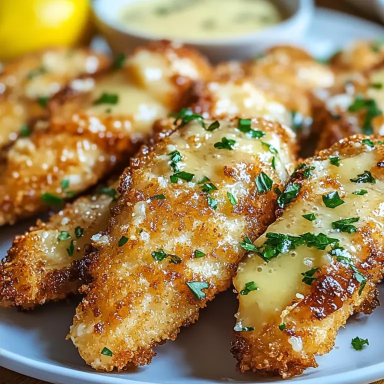 Lemon Garlic Parmesan Chicken Tenders