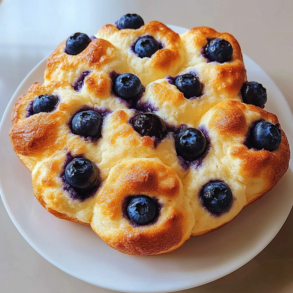Magical Cottage Cheese Blueberry Cloud Bread Recipe
