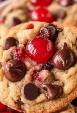 Maraschino Cherry Chocolate Chip Cookies