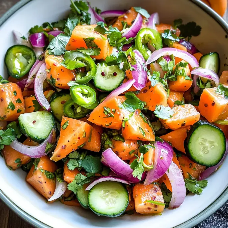 Mexican Papaya Salad