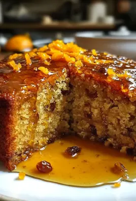 Orange & Cardamom Date Cake with Honey Drizzle
