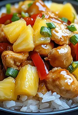 Pineapple Chicken with Rice
