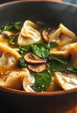 Potsticker Soup Comforting Flavorful Bowl