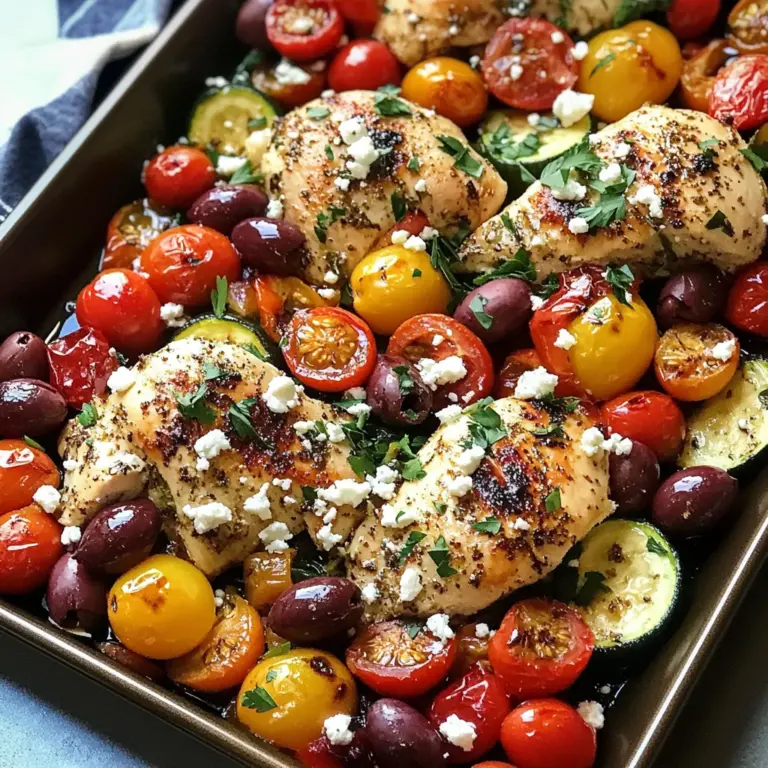 Sheet Pan Greek Chicken and Veggies (Easy One-Pan Meal)