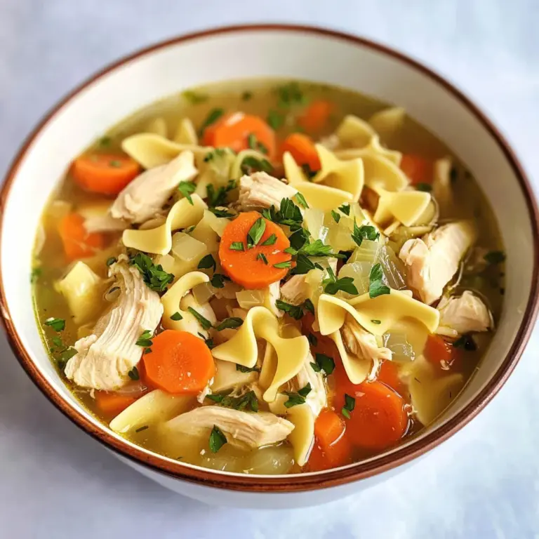 Slow Cooker Chicken Noodle Soup