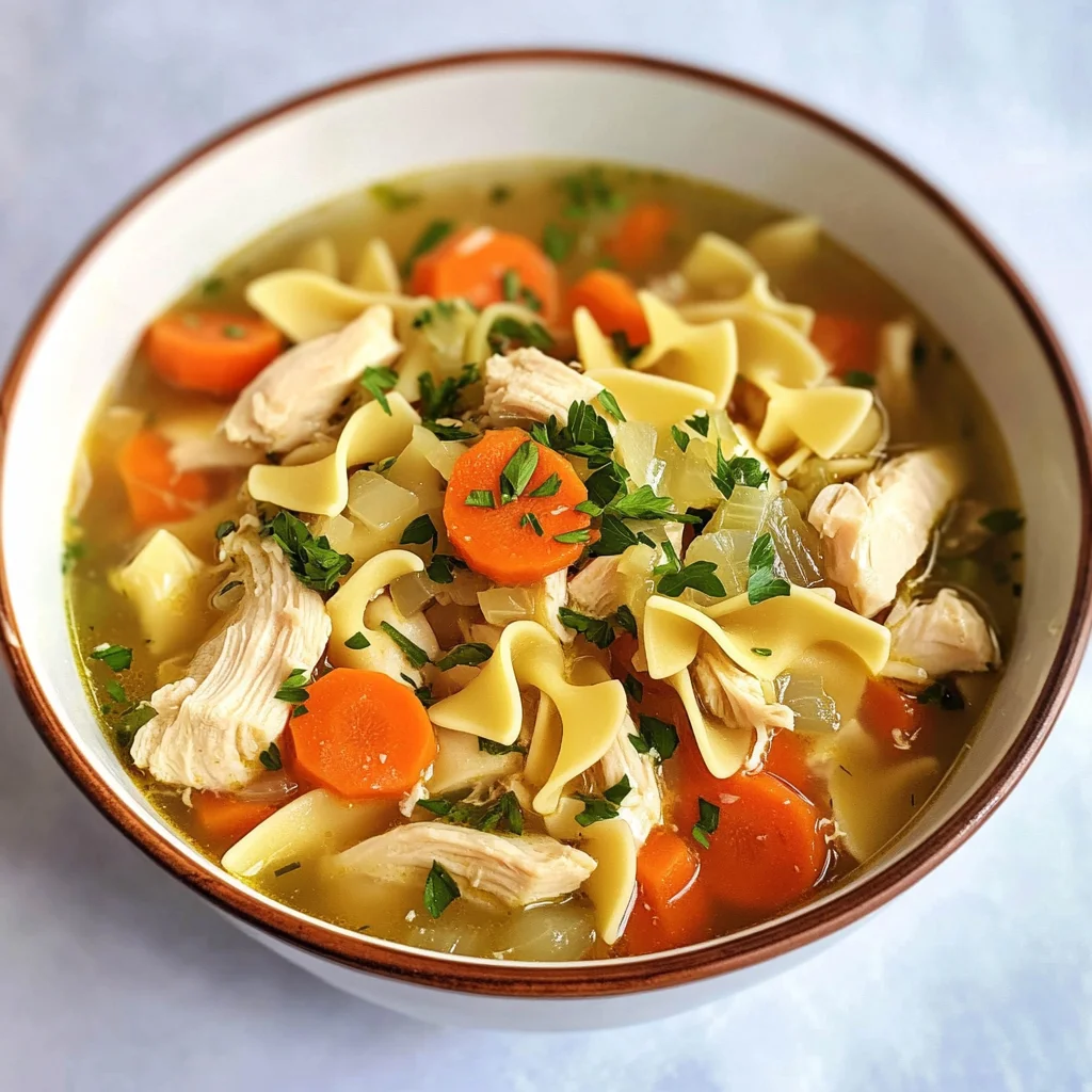 Slow Cooker Chicken Noodle Soup