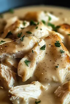 Slow Cooker Creamy Chicken & Gravy