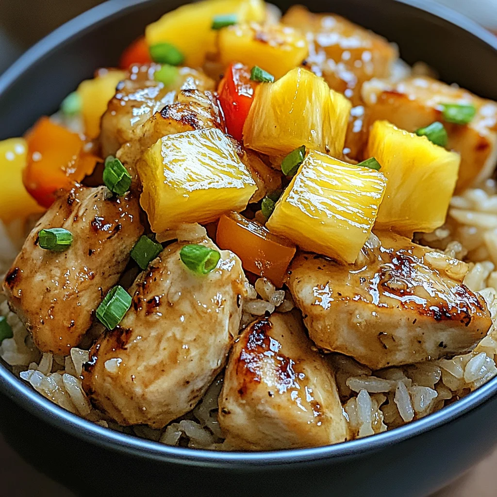 Sweet and Savory Pineapple Chicken and Rice Recipe