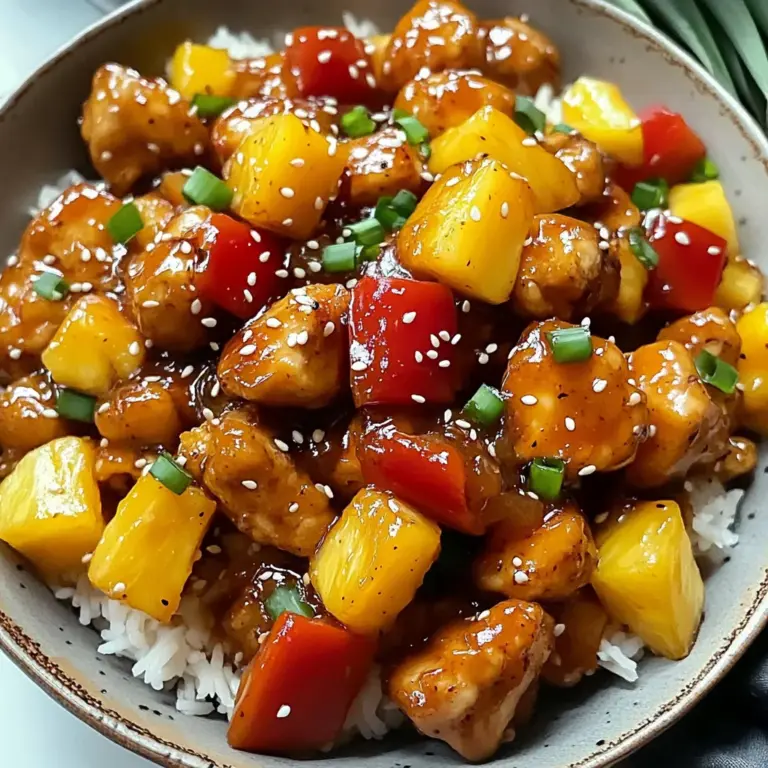 Sweet and Sour Chicken with Pineapple