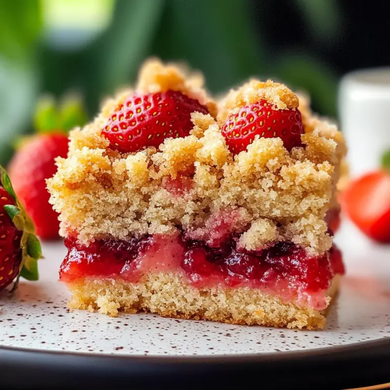 Vegan Strawberry Crumb Cake