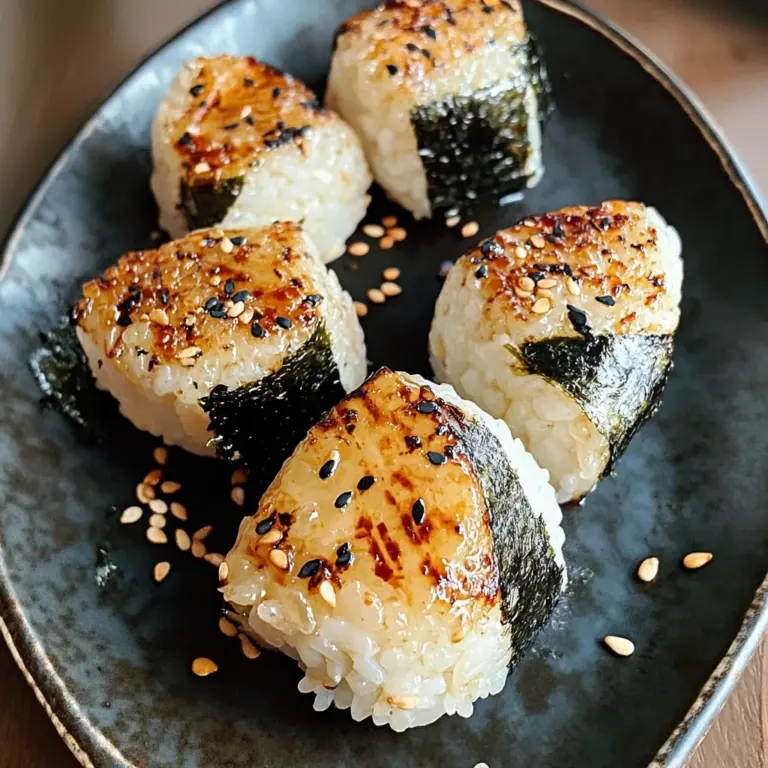 Yaki Onigiri (Grilled Rice Balls)