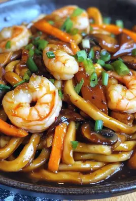 Yaki Udon with Shrimp