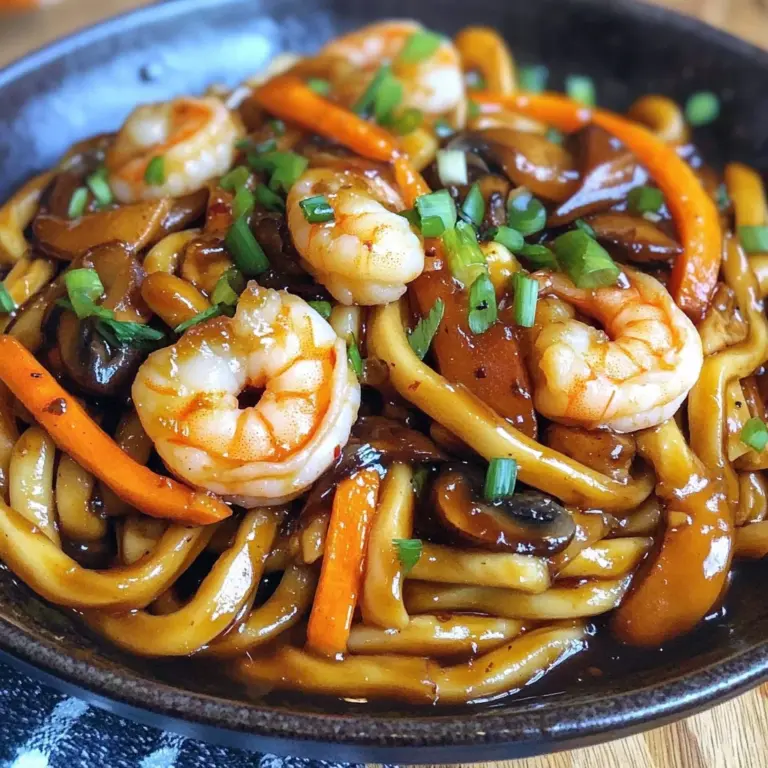Yaki Udon with Shrimp