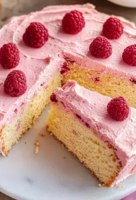 Almond Raspberry Cake