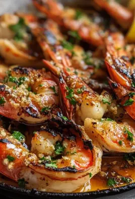 BBQ Grilled Prawns with Garlic, Lemon & Chilli