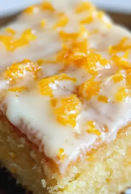 BEST Orange Drizzle Traybake Cake