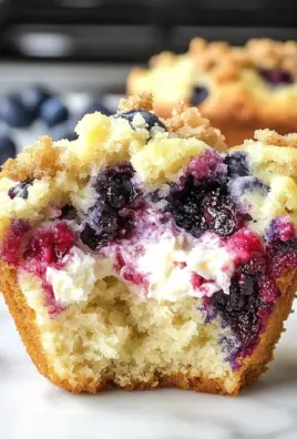 Berry Cream Cheese Muffins
