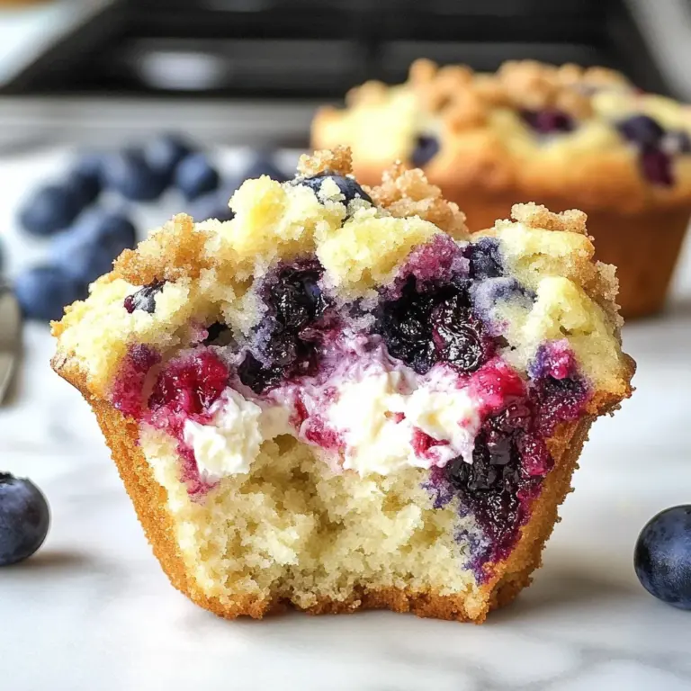 Berry Cream Cheese Muffins