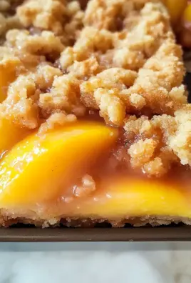 Best Bakery-Style Peach Crumble Bars
