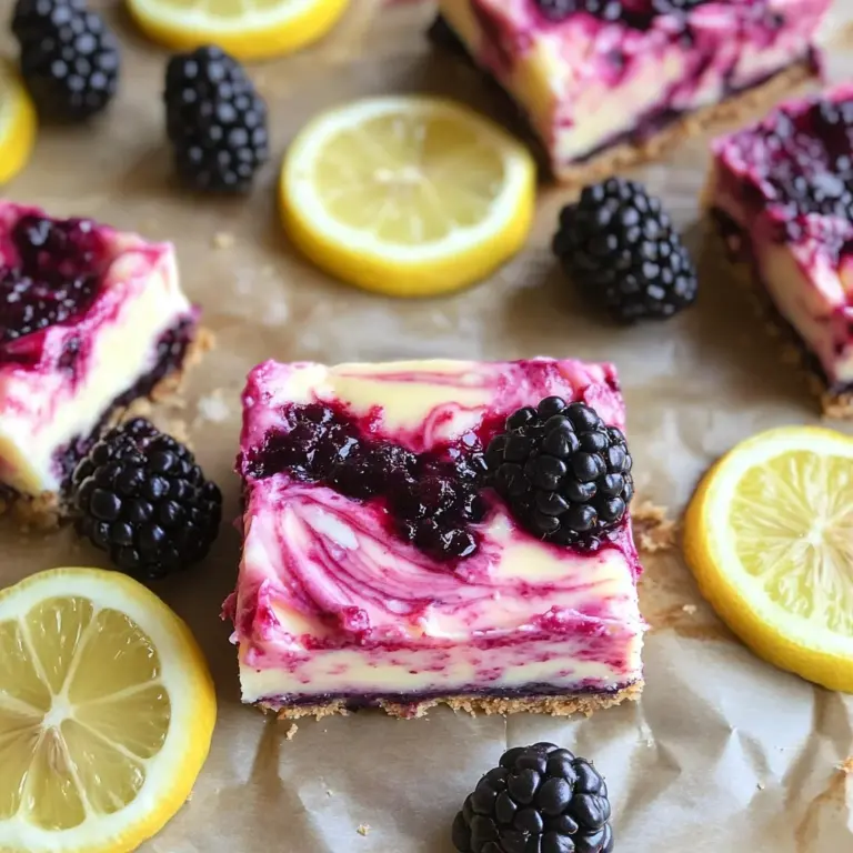Blackberry Lemon Bars