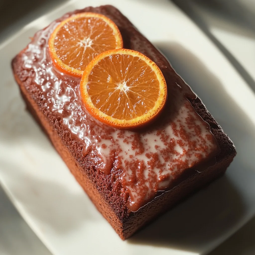 Blood Orange Loaf Cake