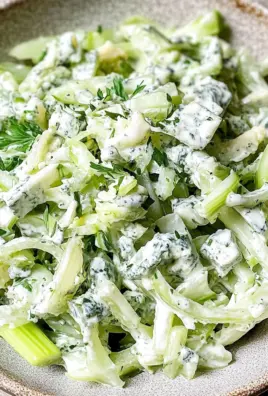 Blue Cheese Celery Slaw Recipe