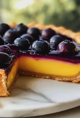 Blueberry–Lemon Curd Tart