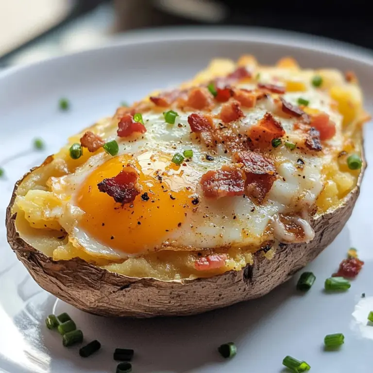 Breakfast Twice Baked Potato