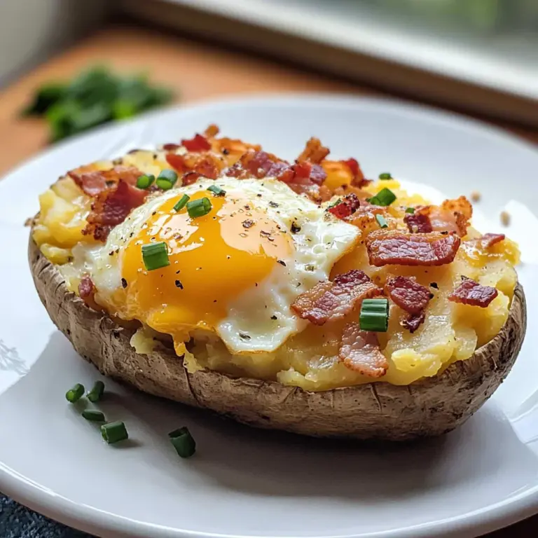 Breakfast Twice Baked Potato