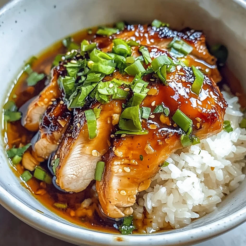 Caramelised Soy Chicken in Garlic Ginger Broth with Rice: An Incredible Ultimate Recipe