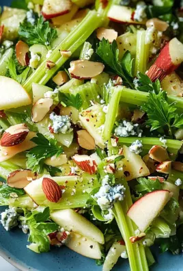 Celery Salad With Apples and Blue Cheese