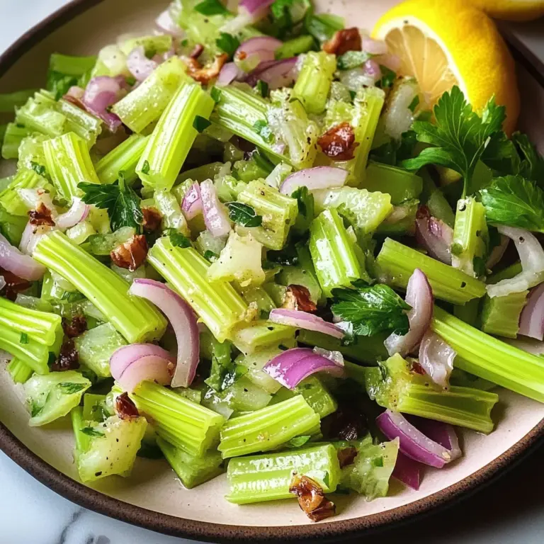 Celery Salad With Lemon Zest