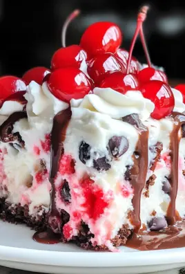 Cherry Chocolate Chip Poke Cake