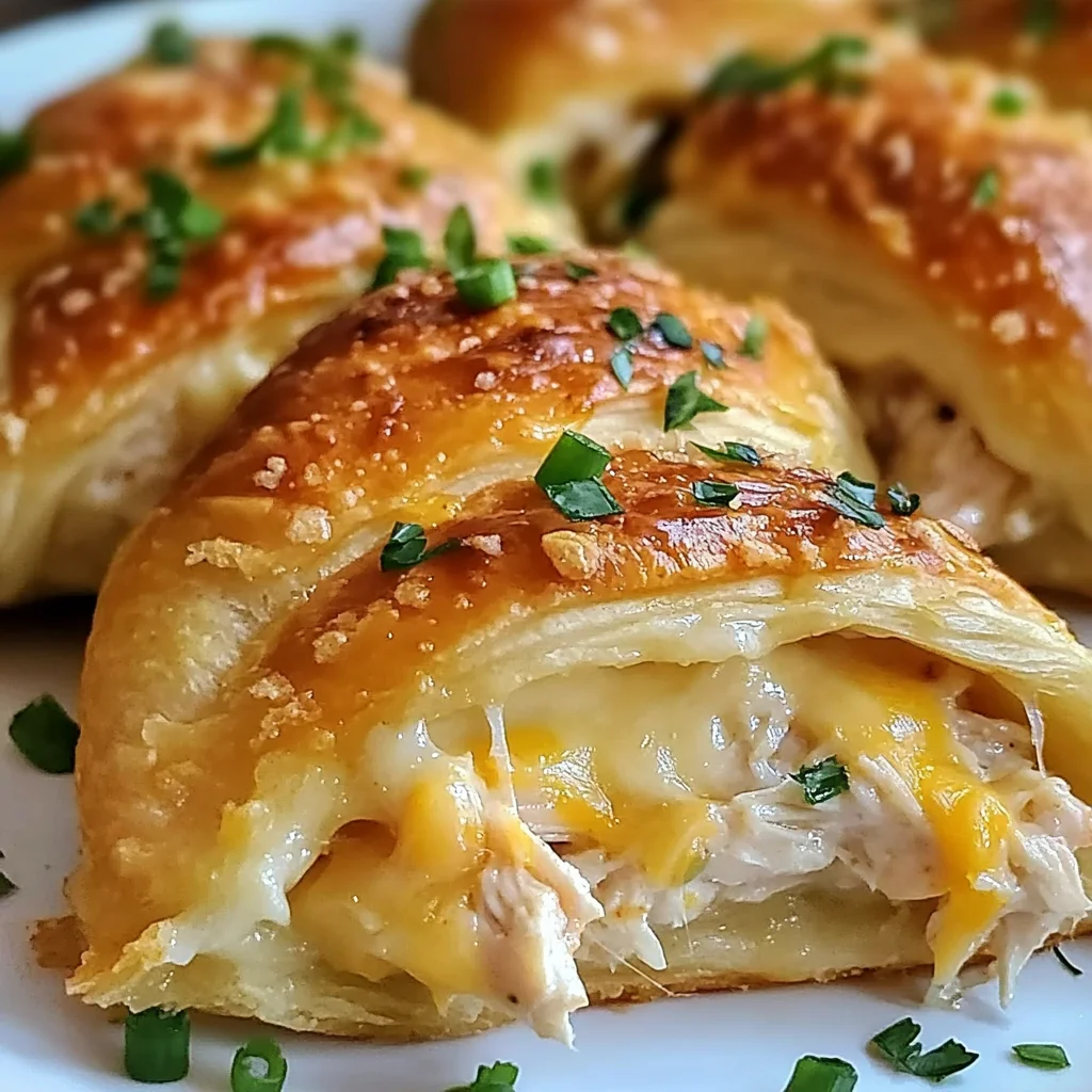 Chicken Stuffed Crescent Rolls Recipe - Easy & Delicious